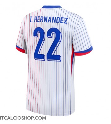 Francia Theo Hernandez #22 Seconda Maglia Europei 2024 Manica Corta